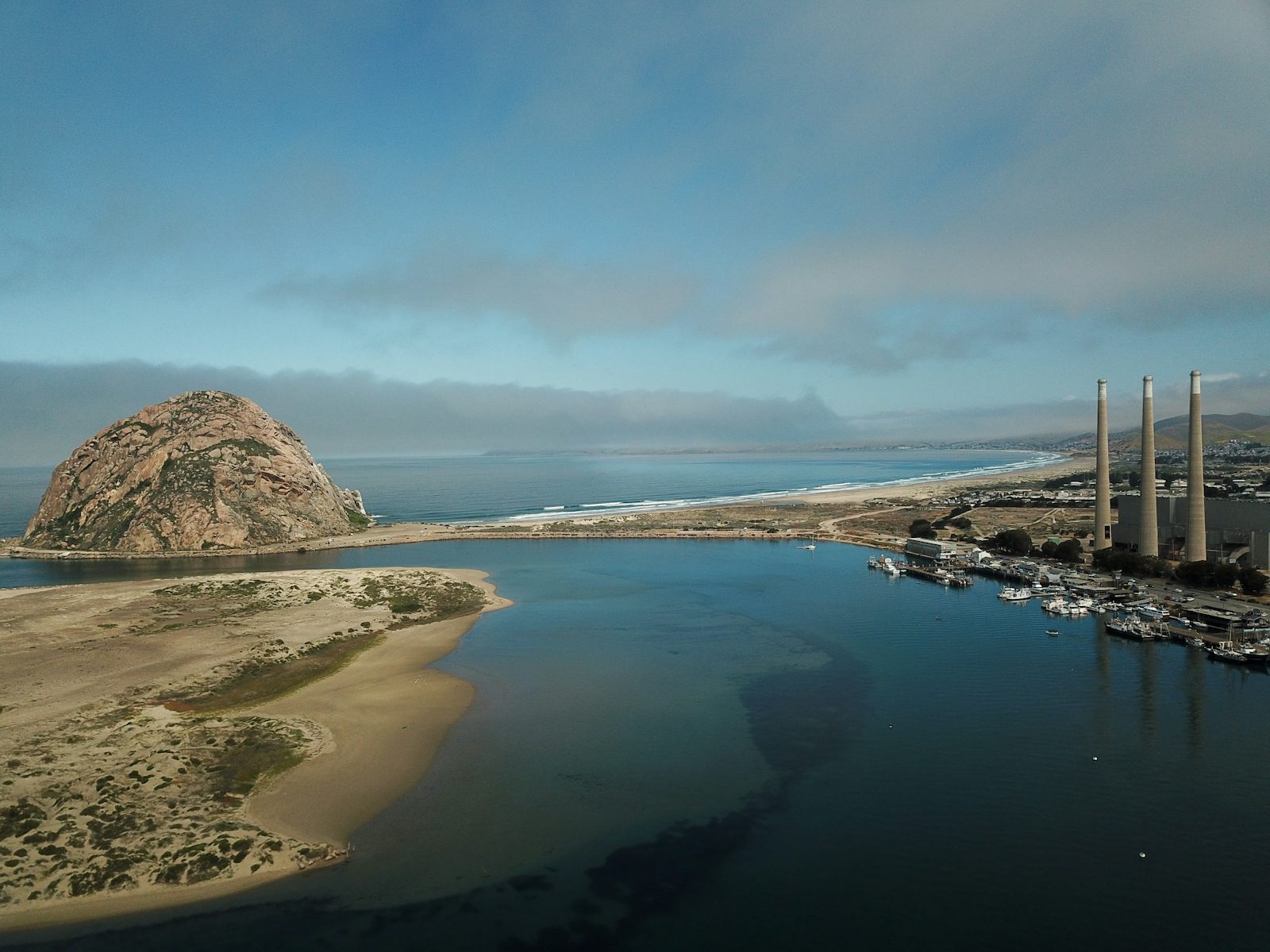 San Luis Obispo area Morro Bay coastline near the waterfront